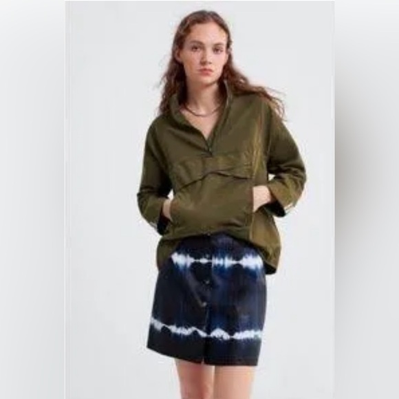 Zara Dresses & Skirts - ZARA FAUX LEATHER TIE DYED MINI SKIRT ….. 379